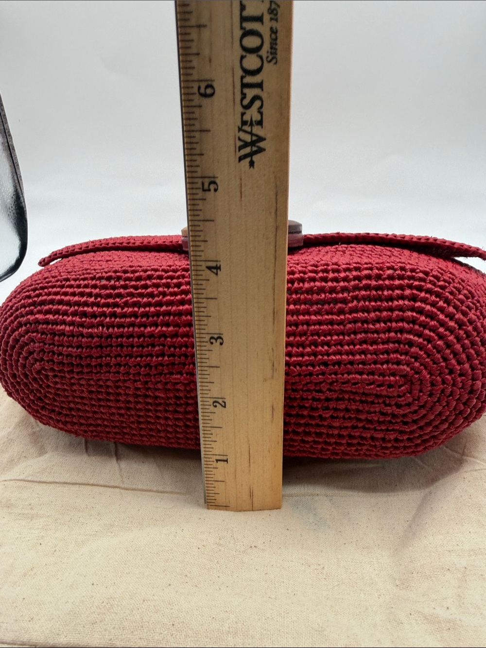 Retired Brighton Madra Raffia Flap Handbag - Picture 10 of 10